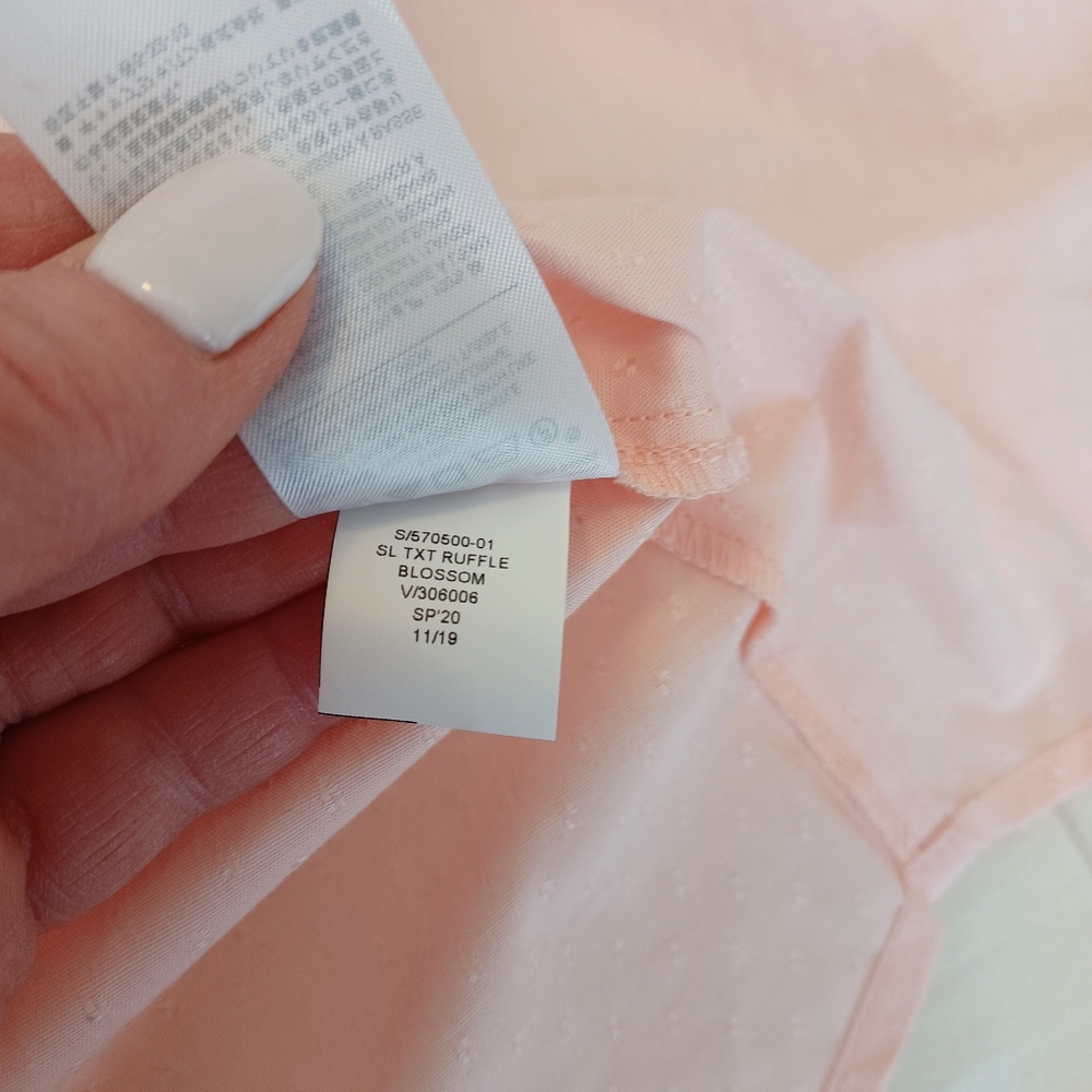 NEW Banana Republic Factory Ruffle Cottagecore Sleeveless Blouse Sz 6 NWT - Picture 6 of 8